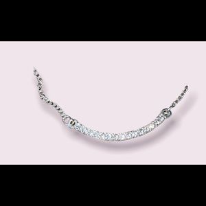 dainty silver necklace